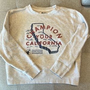 Parks Project Cropped sweatshirt in oatmeal/grey heather size M.